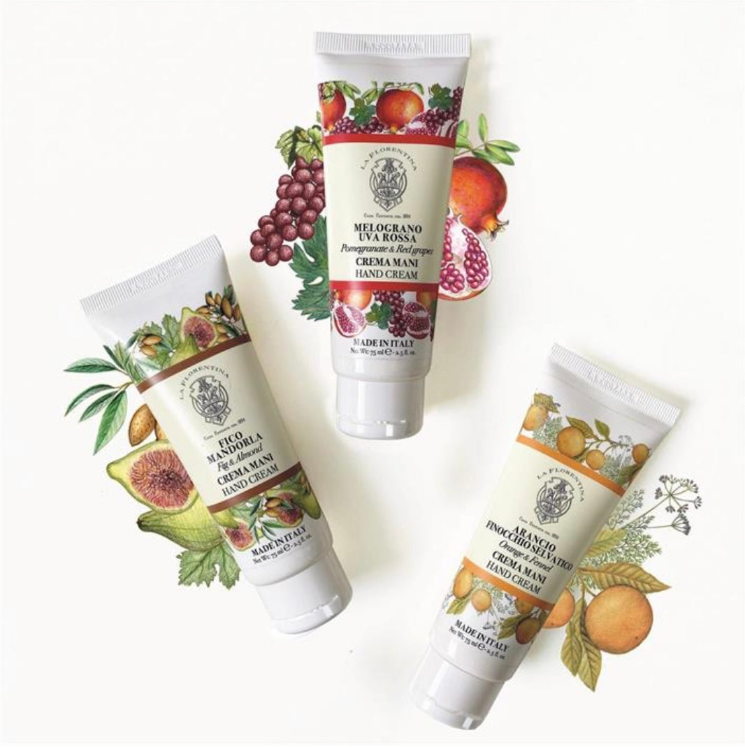 Handkräm Olive Oil & Tomato Leaf, La Florentina Oliv 75 ml