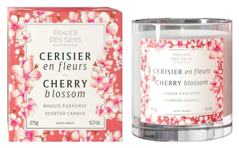 Exklusivt doftljus ”Cherry Blossom” Panier Des Sens, 275g