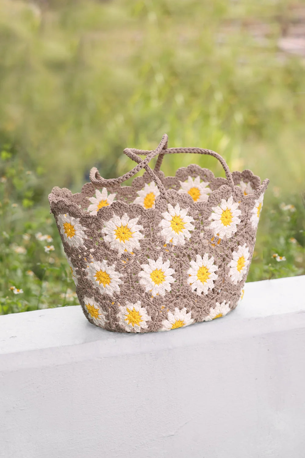 Strandväska Ceannis Crochet Calendula Basket