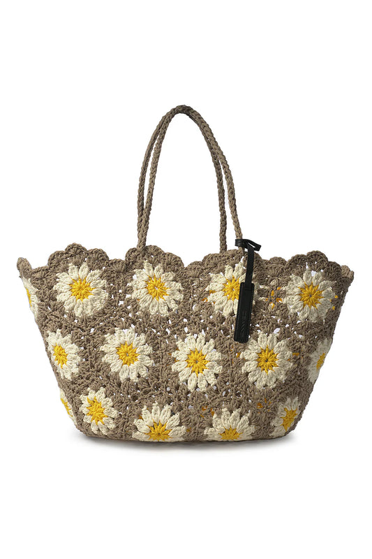 Strandväska Ceannis Crochet Calendula Basket