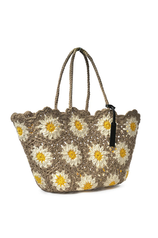 Strandväska Ceannis Crochet Calendula Basket