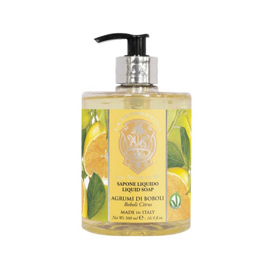 Flytande handtvål Citron ”Boboli Citrus” La Florentina, 500 ml